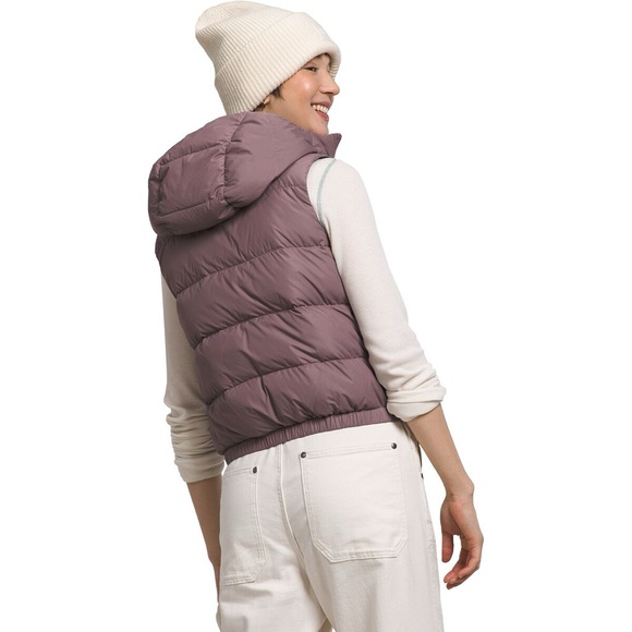 The North Face Hydrenalite 600 Fill Down Vest in Fawn Grey/Mauve Purple - Picture 3 of 15